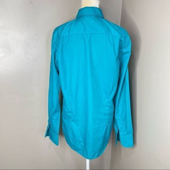 Sovereign Code Women Teal Blue Top Shirt Size Small Long Sleeves EUC - Picture 3 of 12